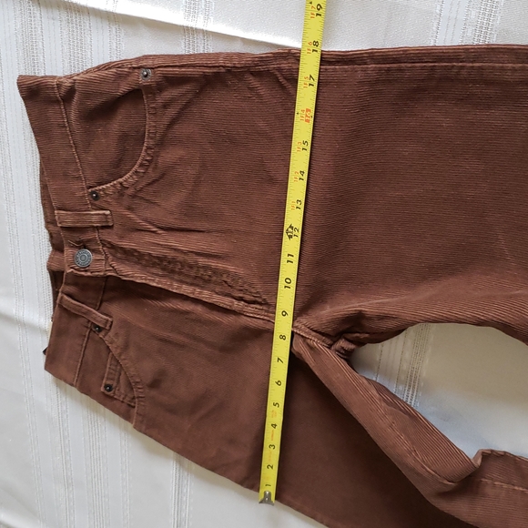 Levi's NEW 565 Wide Leg Jeans Girls Slim Microvelvet Cotton RARE🎉 USA 🎉HP🎉 - Picture 6 of 16